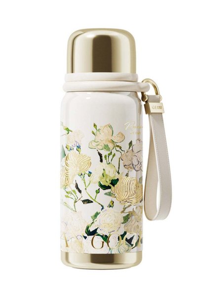 Generic Van Gogh White Roses Thermos Bottle 580ml | GERM × The MET Stainless ...