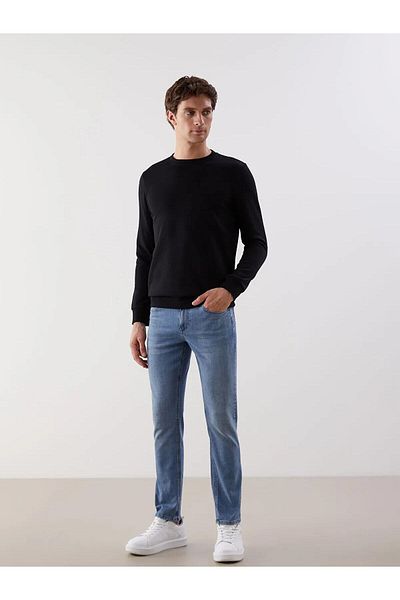 LC Waikiki Lcwaikiki Crew Neck Long Sleeve Men's Thick Sweatshirt (W5)
