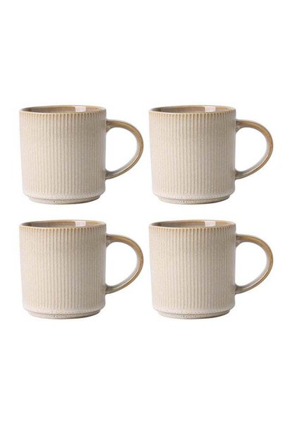 Generic 4 Piece Set Ceramic Coffee Mugs, 16Oz, Porcelaine With Large Handle, ...