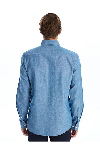 LC Waikiki Lcwaikiki Slim Fit Long Sleeve Oxford Men's Shirt (W5)
