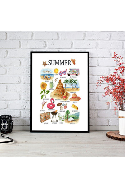 woodsia Tablou cu poster din lemn MDF cu aspect de cadru dintr-o singură buca...