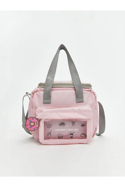 LC Waikiki Lcw Accessories Pink Zippered Girl's Thermal Lunchbox