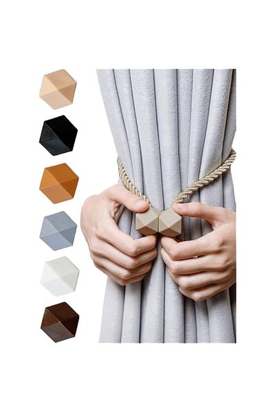 Generic 2Pcs Magnetic Curtain Tiebacks For Curtain & Blind Accessories,Curtains Holder&Curtain Tieback Hook