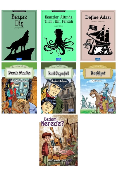 Altın Kitaplar Dedem Nerede Ortaokul 7 Kitap Set