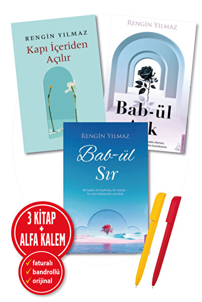 Destek Yayınları Alfa Kalem+ RENGİN YILMAZ 3 Kitap YENİ (Bab-ül Sır + Bab-ül ...