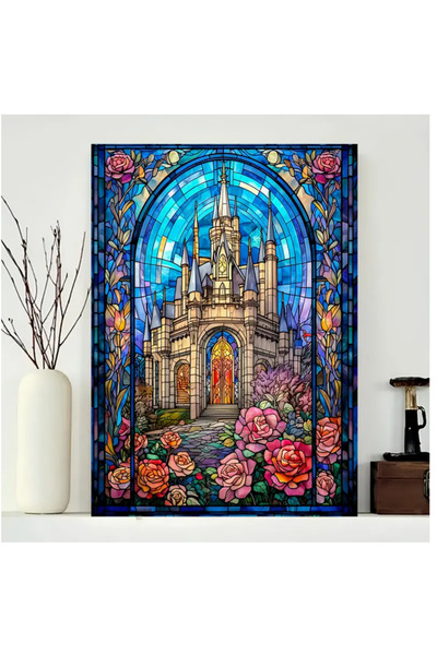 ŞAN ART DESİGN CAM ŞATO 5D ELMAS MOZAİK PUZZLE BOYAMA SETİ 30*40cm