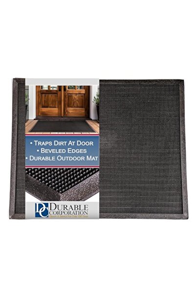 Generic Durable Corporation 396S1624BK Heavy Duty Rubber Fingertip Entrance M...