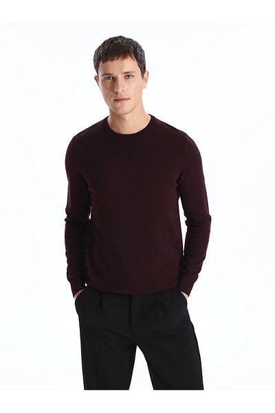 LC Waikiki Lcwaikiki Classic Crew Neck Men's Knitwear Sweater (W5)
