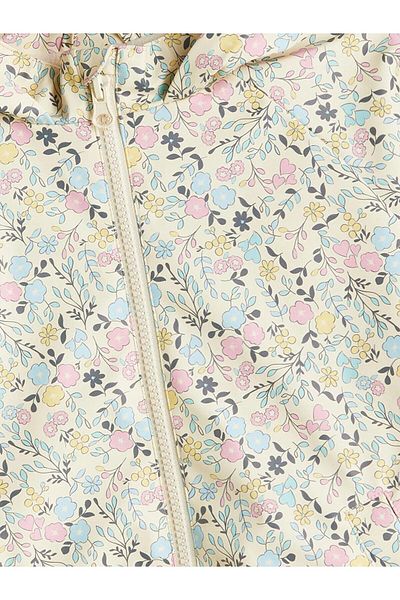LC Waikiki Lcw Flower Patterned Girl's Coat (W5)