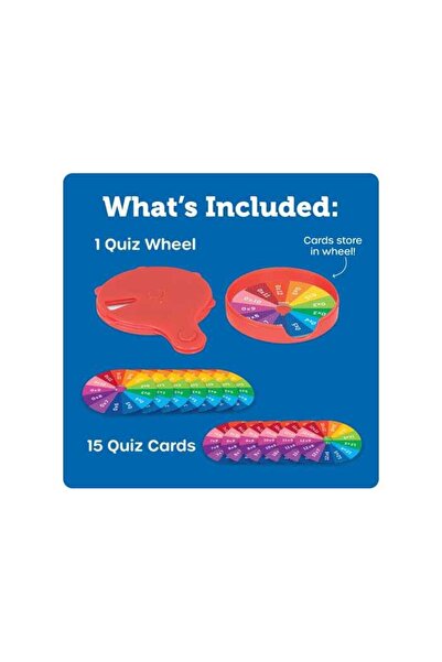 Learning Resources Educational activity set - Multiplication table wheel