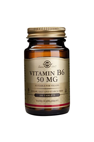 Solgar Vitamin B-6 50mg 100 tablets