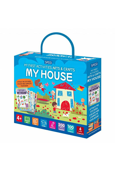 SASSI Primul set de arta & lucru manual - Casa mea