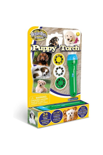 Brainstorm Flashlight Projector - Cute Puppies