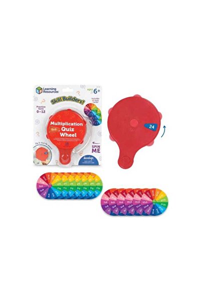 Learning Resources Educational activity set - Multiplication table wheel