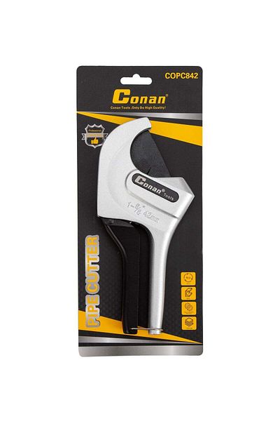 CONAN Professional Pipe Cutter 42mm – Comfortable Design and Sharp Blade for Precise and Quick Cut
