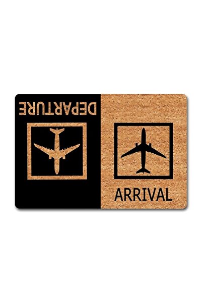 Generic Entrance Welcome Mat Funny Door Mat Arrival Departure (23.6 x 15.7 In...