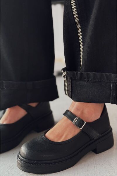 I Love Shoes Vodes Mat кожа черна Mary Jane