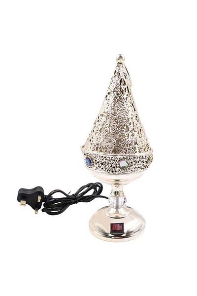 Generic Bakhoor BoSidin Luxurious Electric Oud Incense Bakhoor Burner Silver 375grams