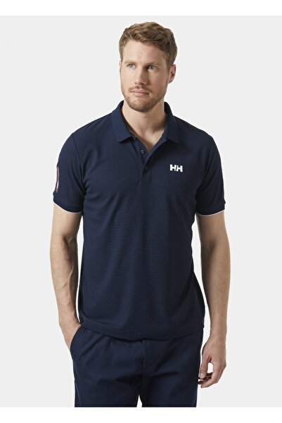 Helly Hansen Ocean Men's Navy Blue Classic Collar Polo T-Shirt