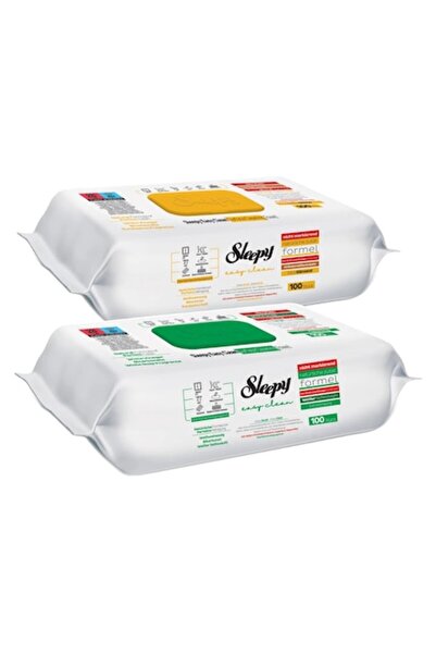 Sleepy Pachet - 2 x Șervețele umede multi-suprafețe ușor de curățat, 100 buc