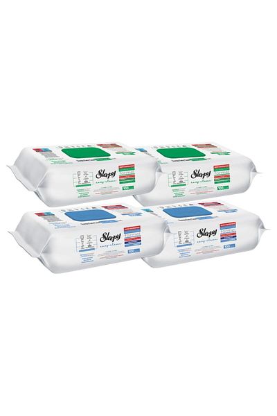 Sleepy 2 X Easy Clean Multi-Surface Wet Wipes, 100 pcs