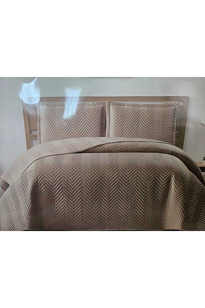 AKSU HALI Modeern Velour Lux Mattress Topper Merinos Golden Home 200X 240 50X70 2 Pillows