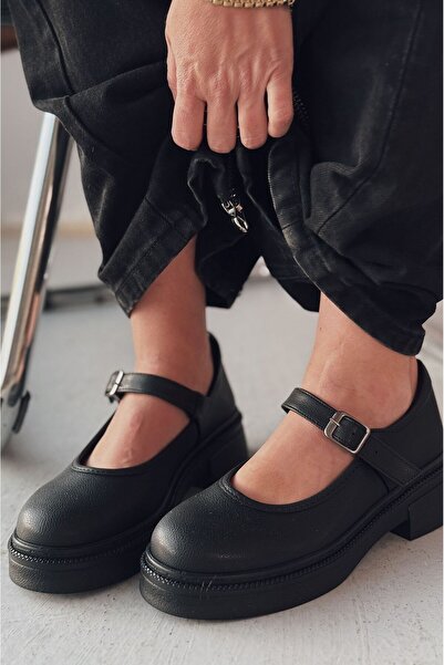 I Love Shoes Vodes Mat кожа черна Mary Jane