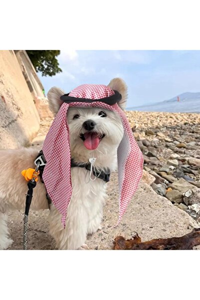 Lady Fify Kedi ve Köpek için Arap Şalı ve Çemberi (Kefiye ve Agel)