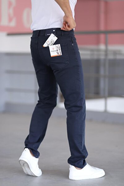 LORDA GİYİM Чоловічі джинси Taycan з металевими вставками, високою талією, блискавкою та 5 кишенями