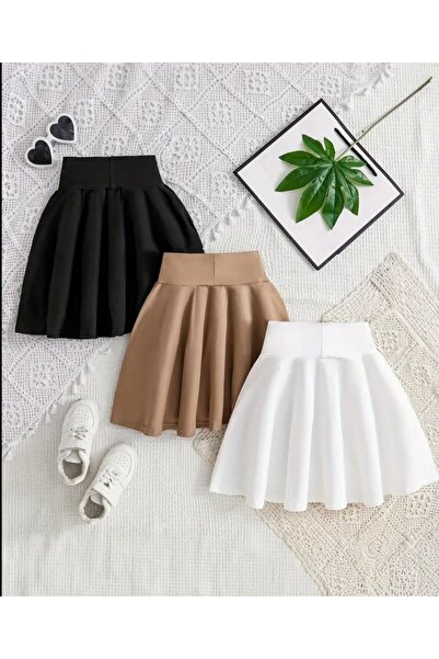 CARABO MODA Fuste mini evazate pentru fete