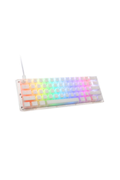 Ducky Tastatură de gaming One 3 Aura Mini, cu fir, USB, RGB, comutatoare Cher...