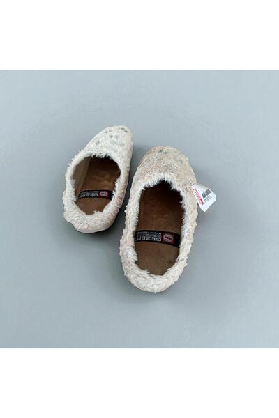 PUREFY GZR Kışlık Gondol Kadın Ev Terliği Kelebek Desen Rahat Yumuşak Esnek Terlik