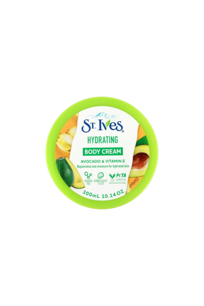 St. Ives Body Moisturizing Cream with Vitamin E and Avocado 300ml