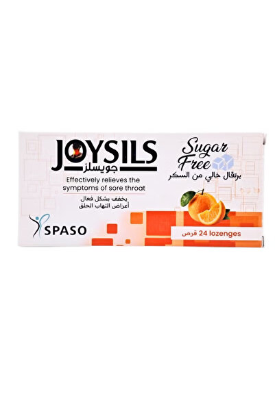 Spaso معينات جويسيلز البرتقالية الخالية من السكر، ٢٤ قرصًا