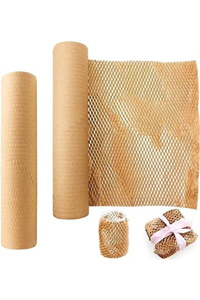 Jiffy Honeycomb Cushioning Paper Kraft Wrap Paper Eco Friendly Packaging Paper Shipping Paper 15in