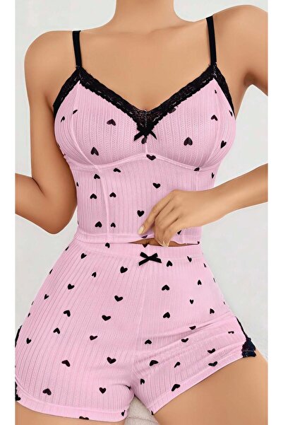 Lüx Wood PIJAMALE DE BUMBAC CU MOTIVE FANTAZIATICE PENTRU FEMEI AMOURA