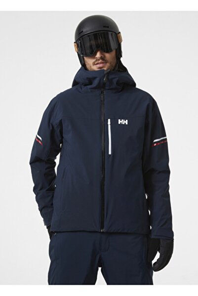 Helly Hansen Lacivert Erkek Düz Yaka Mont HHA.65871_SWIFT TEAM JACKET