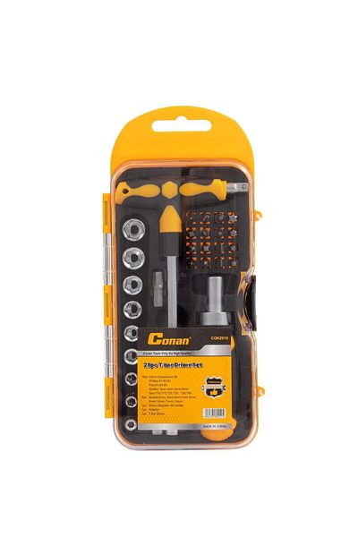 CONAN Professional Screwdriver Set 28 Pieces with T-Bar Handle – COKZ010