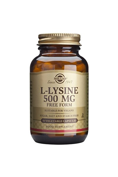 Solgar L-Lysine 500mg 50 veg caps