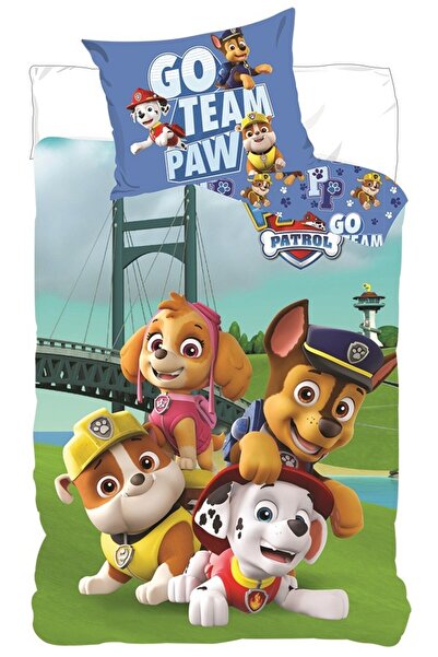 PAW PATROL Go Team Paw children's bedding set 100×135cm, 40×60 cm
