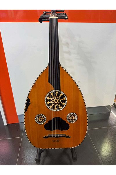 Generic Egyptian Oud Stringed Instrument Aoud Ud with Soft Case and Picks