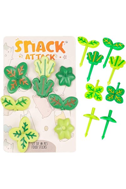 Snack Attack SA Unicorn Food Picks for Kids – 6 Pcs Mini Toddler Fruit Forks, Cute Bento Lunch Box Accessories,