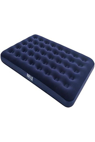 BESTWAY 67002 Inflatable Mattress Adult 1.91x1.37x.22cm Single, Navy Blue