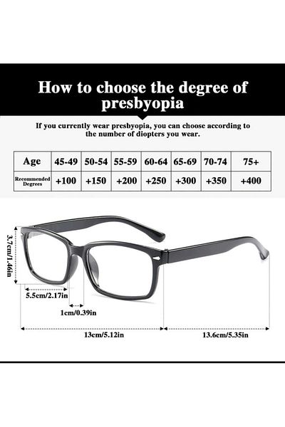zhara tech Blue Light Protected Light Full Frame Display Phone Tablet Computer Magnifying Glass Glasses