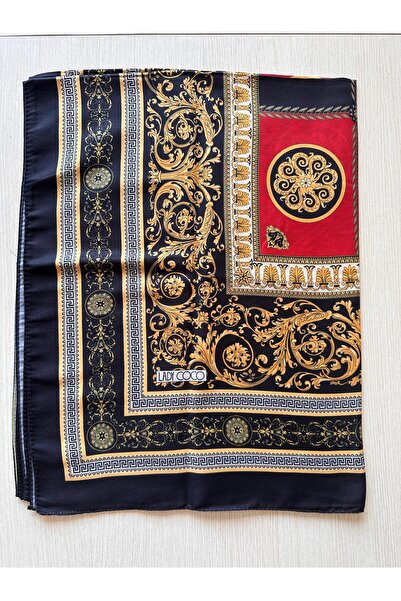 LadyCoco Soft Cotton Circle Patterned Shawl