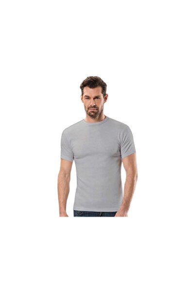 BENALİ Anit (6 Pcs) Men's Ribbon Fabric 0 Collar Short Sleeve Flexible Cotton...