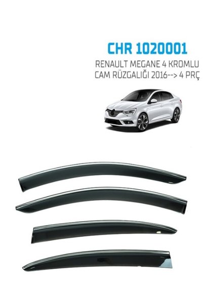 SUNPLEX ST PRO RENAULT MEGANE 4 KROMLU CAM RÜZGARLIĞI