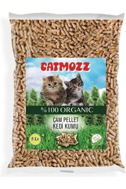 AyrStore AKAN TARIM % 100 Doğal Organik Çam Peleti Kedi Kumu 5 Lt.