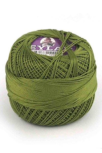 Leylak Etamin Ve Kanaviçe İpliği 6 Kat 25gr - Yeşil-1835
