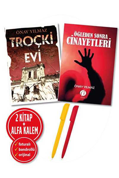 Destek Yayınları Alfa Kalem+ Önay Yılmaz 2 Kitap YENİ (Troçki Evi + Öğleden S...